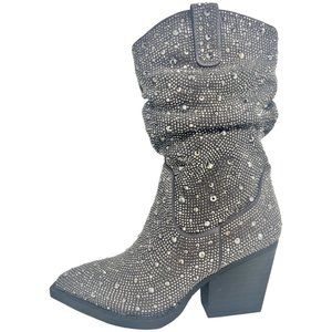 NEW Very G Women's Grey Sparkle Kady Slouch Size 6